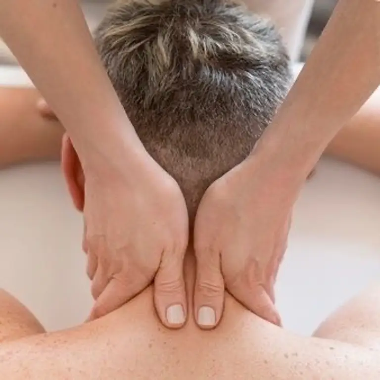 Therapeutic neck and upper back massage